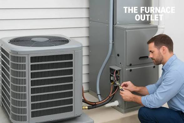 صيانة تكييف مركزي - نظام تكييف مركزي لمبنى تجاري